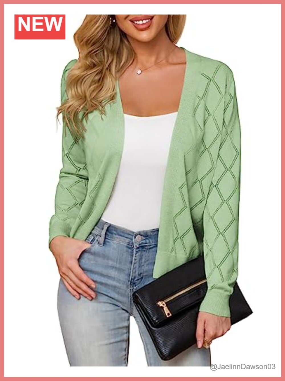 Cropped Cardigan Sweater Long Sleeve Bolero Knit Shrug for Dresses